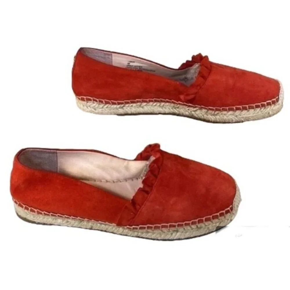 Kate Spade New York Women's Lisbon Suede Espadrilles Red Size 7M - Picture 3 of 11